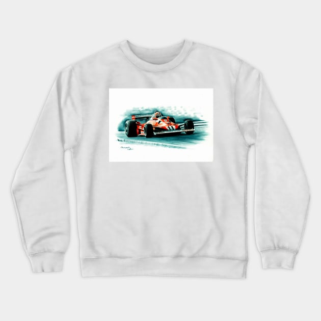 Ferrari 312T2 Niki Lauda Crewneck Sweatshirt by oleynik